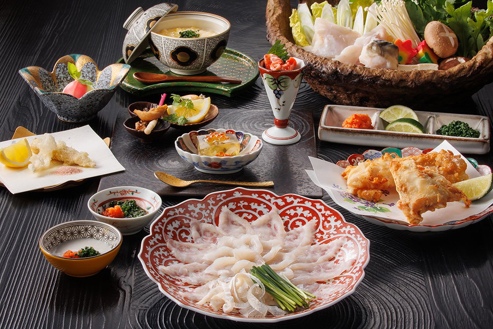 腹いっぱい虎ふくコース